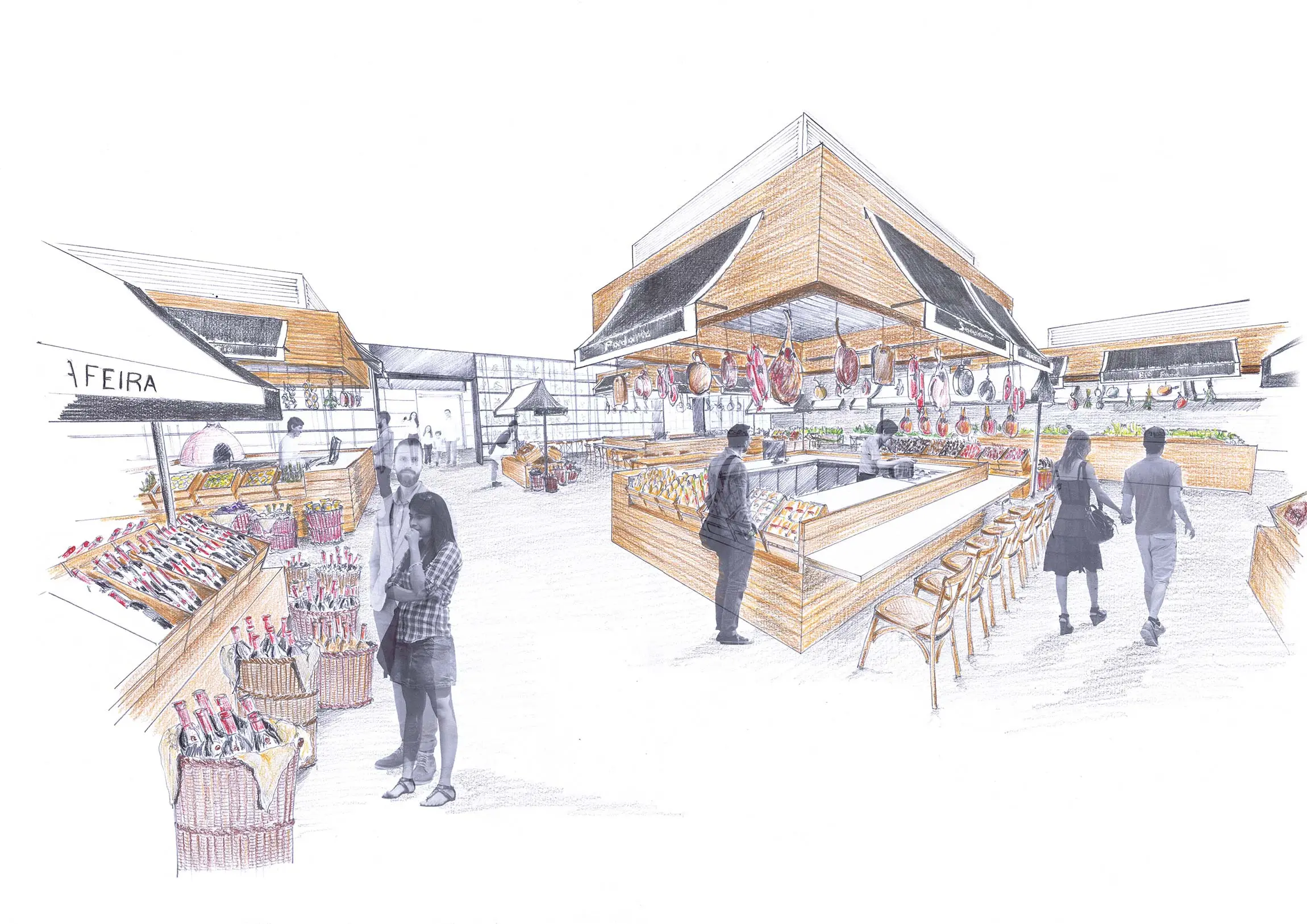 Kinda Food & Market . Porto . Portugal — projeto de arquitetura do atelier Joana Aranha em Oporto (2/8)
