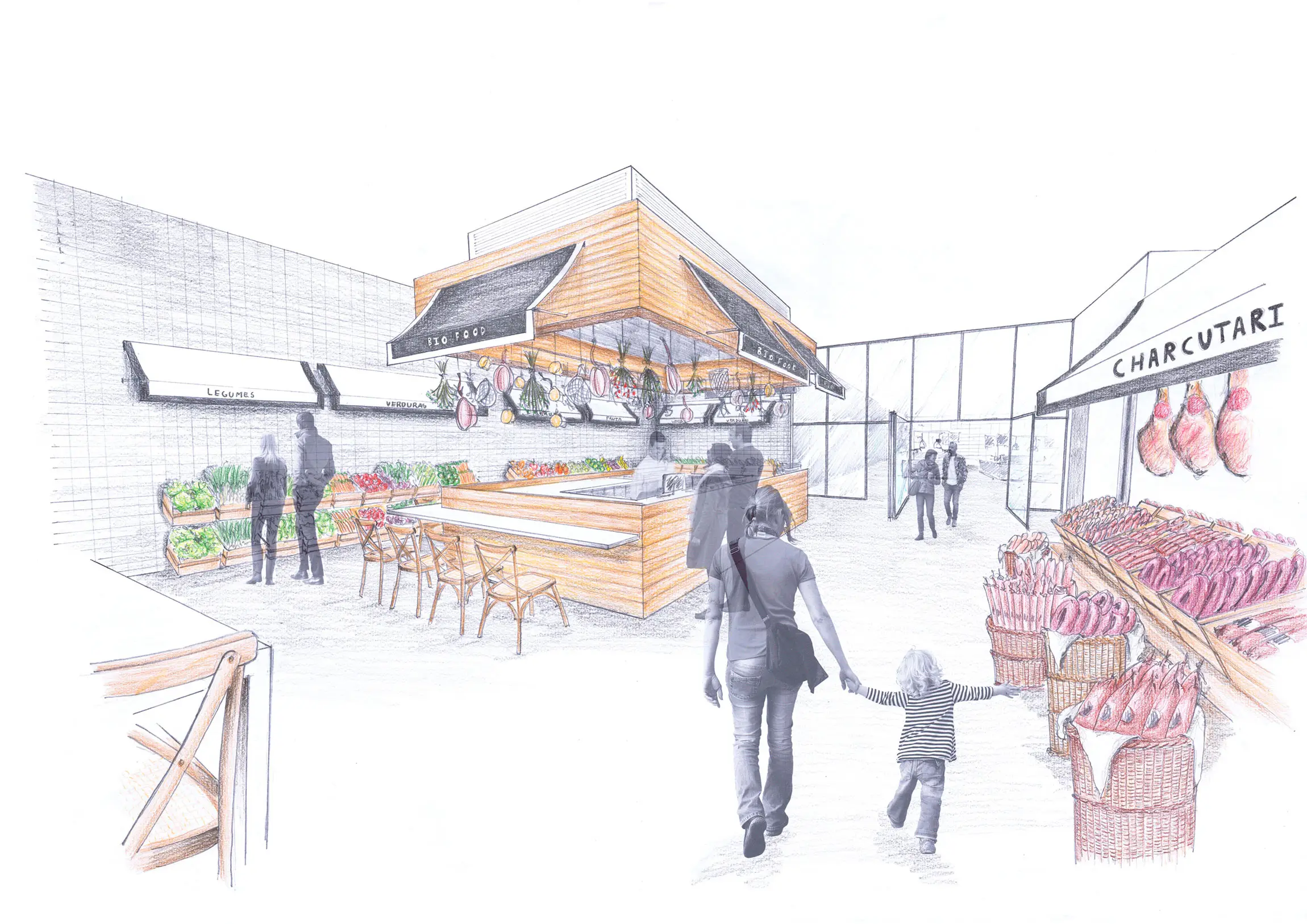 Kinda Food & Market . Porto . Portugal — projeto de arquitetura do atelier Joana Aranha em Oporto (6/8)