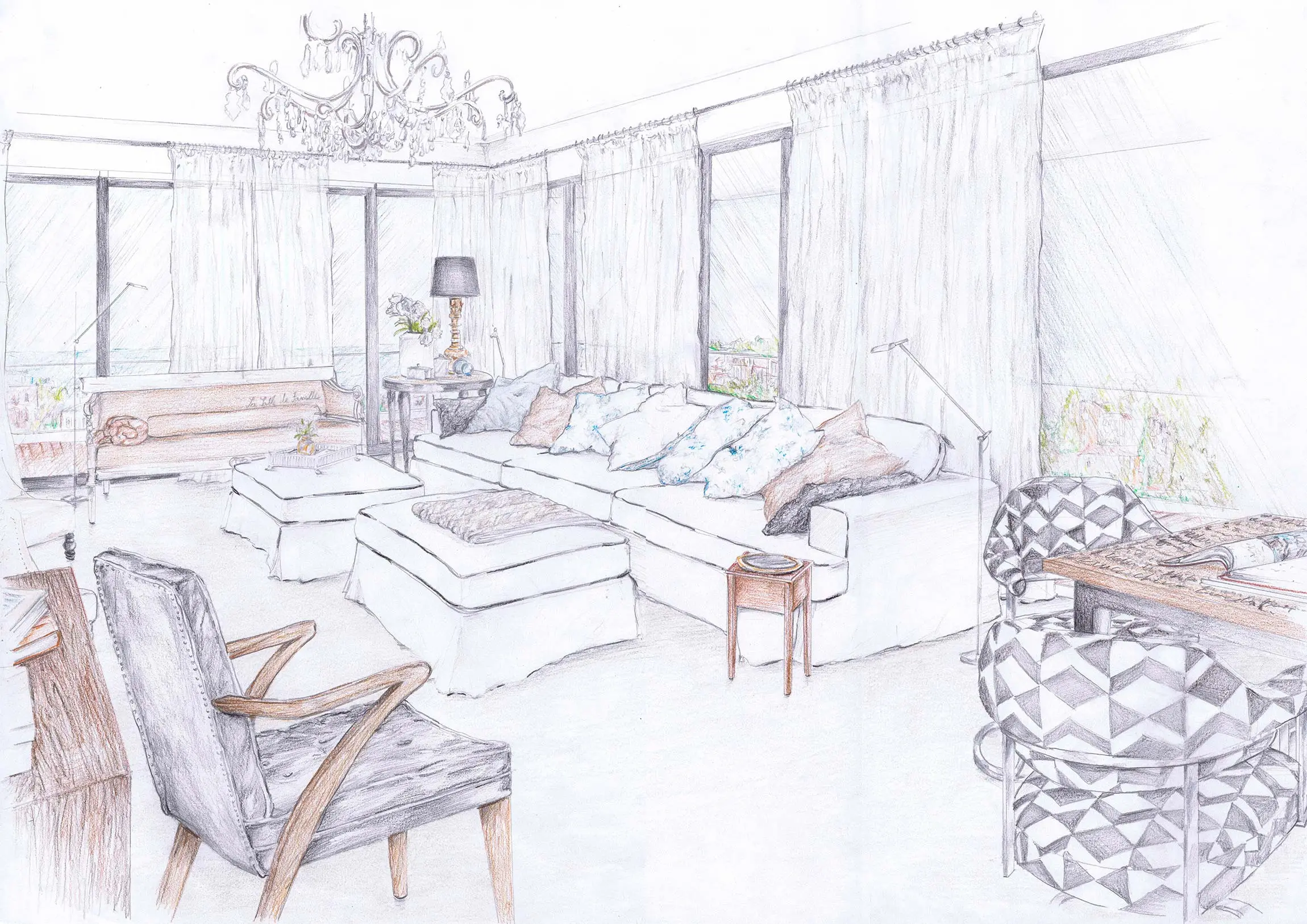 Penthouse . Estoril . Portugal — projeto de arquitetura do atelier Joana Aranha em Estoril (4/8)