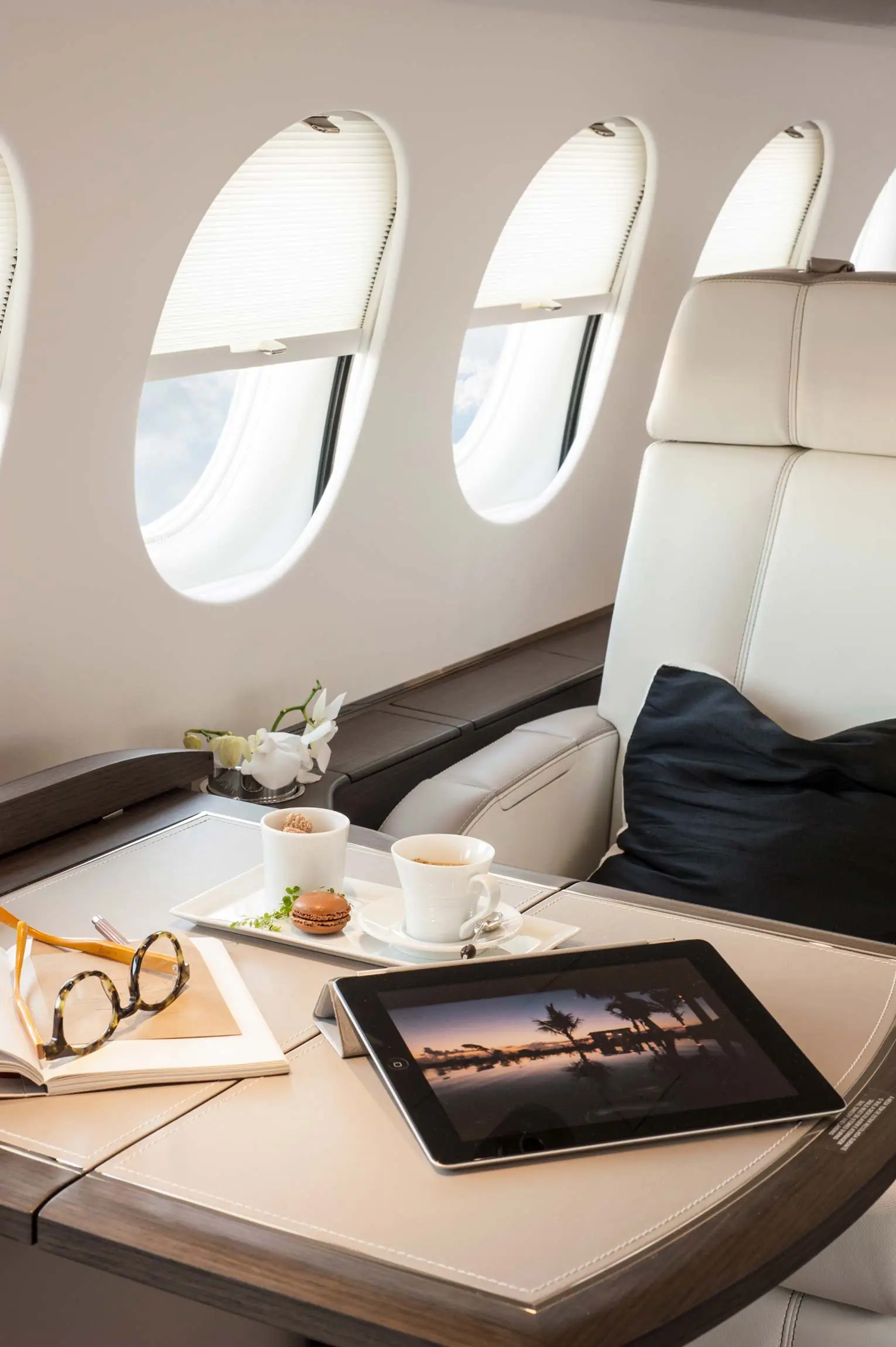Private Jet . Falcon 7X . Dassault Aviation — projeto de arquitetura do atelier Joana Aranha em Falcon 7X (1/8)