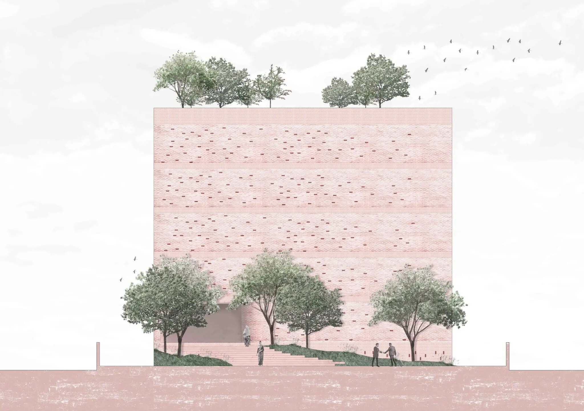 TERAKOTA Building . New Delhi . India — projeto de arquitetura do atelier Joana Aranha em New Delhi (4/8)